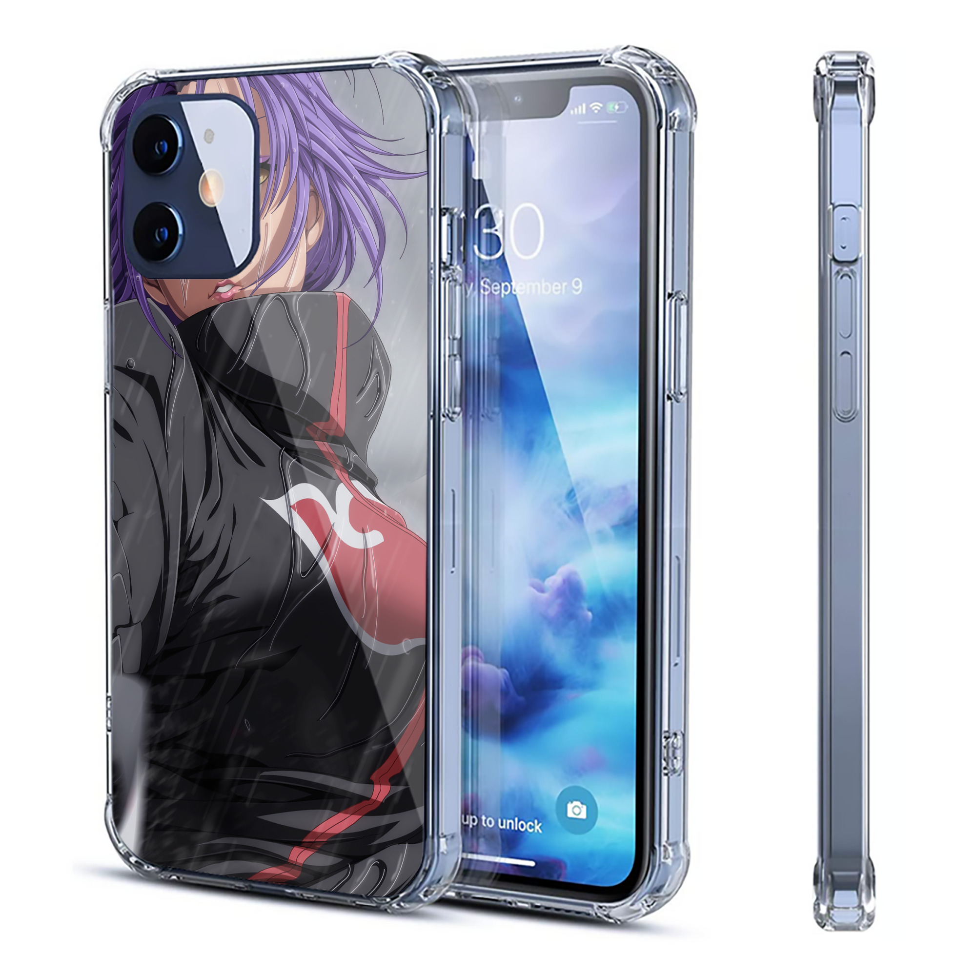 （画像用） NARUTO -ナルト- NARUTO -ナルト- 疾風伝 【iPhone 12シリーズ対応】透明スマホケース（クリアソフトケース）